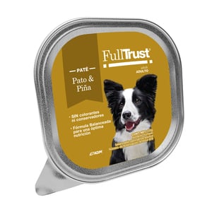 FullTrust Alimento Húmedo Receta Pato y Piña para Perro Adulto, 100 g