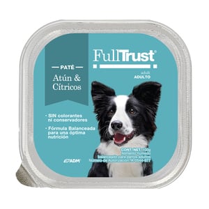 FullTrust Alimento Húmedo Receta Atún y Cítricos para Perro Adulto, 100 g FullTrust Alimento Húmedo Receta Atún y Cítricos para Perro Adulto, 100 g