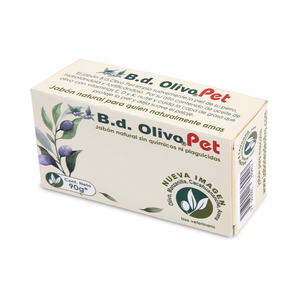 B.d. Olivo Pet Jabón Natural de Avena y Lavanda para Perro, 90 g