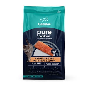 Canidae Pure Alimento Seco Natural para Gato Todas las Etapas de Vida Receta Salmón, 4.5 kg Canidae Pure Alimento Seco Natural para Gato Todas las Etapas de Vida Receta Salmón, 4.5 kg