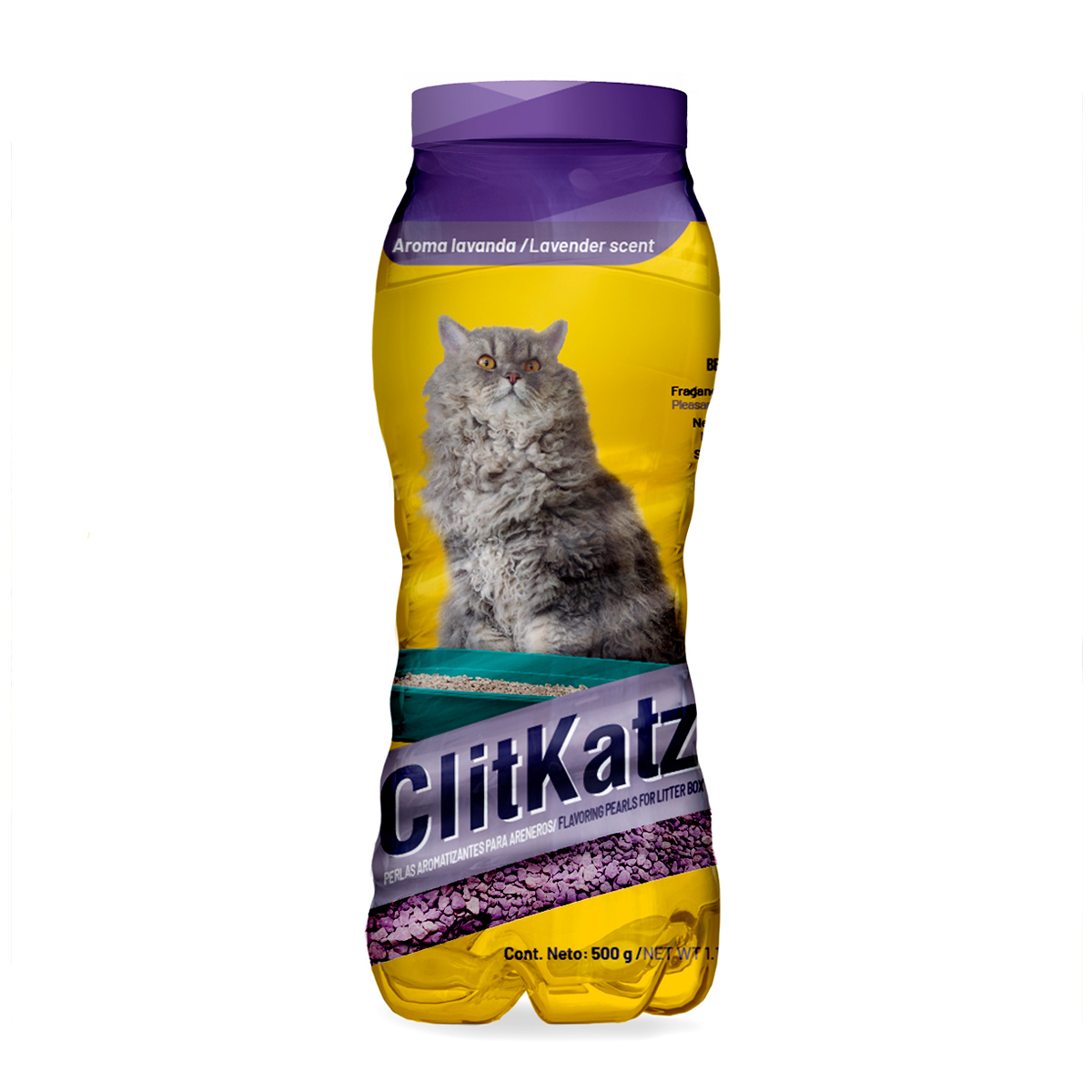 ClitKatz Perlas Aromatizantes para Arenero de Gato, 500 g