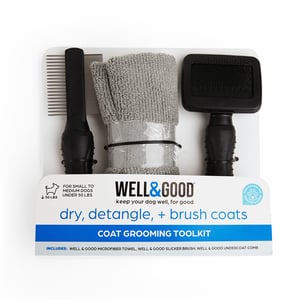 Well & Good Kit Básicos Grooming para Perro Raza Pequeña y Mediana, 1 Kit Well & Good Kit Básicos Grooming para Perro Raza Pequeña y Mediana, 1 Kit