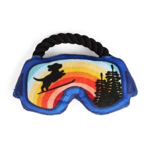 Petco Juguete Suave con Diseño Goggles con Squeaker para Perro, Multicolor Petco Juguete Suave con Diseño Goggles con Squeaker para Perro, Multicolor