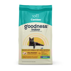 Canidae Goodness for Indoor Alimento Seco para Gato Adulto de Interior Receta Pescado Blanco, 4.5 kg Canidae Goodness for Indoor Alimento Seco para Gato Adulto de Interior Receta Pescado Blanco, 4.5 kg