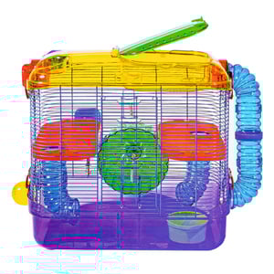 Kaytee CritterTrail Hábitat de 2 Niveles para Pequeñas Mascotas, MultiColor Kaytee CritterTrail Hábitat de 2 Niveles para Pequeñas Mascotas, MultiColor