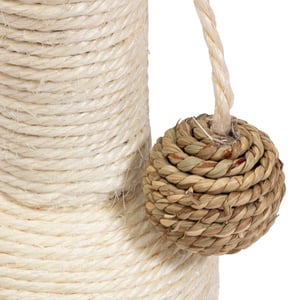 You & Me Poste Rascador Ecológico con Sisal y Pasto Marino para Gatito