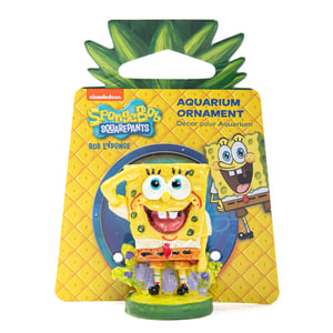 Penn Plax Figura de Decoración de Bob Esponja para Acuario, 1 Pieza Penn Plax Figura de Decoración de Bob Esponja para Acuario, 1 Pieza