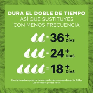 World's Best Comfort Care Arena Natural Aglutinante Sin Fragancia para Gato, 6.8 kg