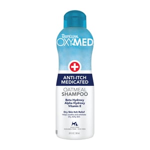 Tropiclean Oxymed Shampoo Medicado de Avena Anti comezón para Perros y Gatos, 591 ml Tropiclean Oxymed Shampoo Medicado de Avena Anti comezón para Perros y Gatos, 591 ml