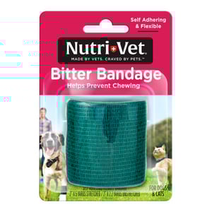 Nutri Vet Venda Elástica Amarga Antimordidas para Perro y Gato, 5 cm Nutri Vet Venda Elástica Amarga Antimordidas para Perro y Gato, 5 cm