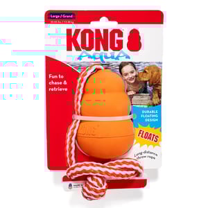 Kong Aqua Juguete Diseño Panal Flotante para Perro, Grande Kong Aqua Juguete Diseño Panal Flotante para Perro, Grande