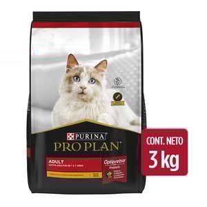 Pro Plan Optiprebio Alimento Seco para Gato Adulto Receta Pollo, 3 kg Pro Plan Optiprebio Alimento Seco para Gato Adulto Receta Pollo, 3 kg