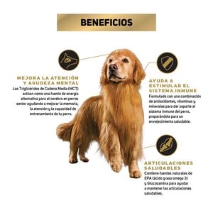 Pro Plan Active Mind Optiage Alimento Perro Senior Raza Mediana / Grande  Receta Pollo, 3 kg