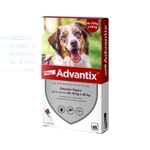 Advantix Pipeta Antiparasitaria Externa para Perro, 10 a 25 kg Advantix Pipeta Antiparasitaria Externa para Perro, 10 a 25 kg