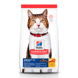 Hill's Science Diet Adult 7+ Alimento Seco para Gato Senior Receta Pollo, 1.8 kg Hill's Science Diet Adult 7+ Alimento Seco para Gato Senior Receta Pollo, 1.8 kg