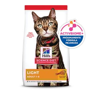 Hill's Science Diet Adult Light Alimento Seco para Gato Adulto Receta Pollo, 3.2 kg Hill's Science Diet Adult Light Alimento Seco para Gato Adulto Receta Pollo, 3.2 kg