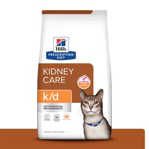 Hill's Prescription Diet k/d Alimento Seco Cuidado Renal para Gato Adulto, 3.9 kg