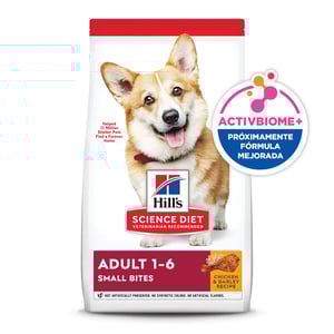 Hill's Science Diet Small Bites Alimento para Perro Adulto Raza Pequeña Receta Pollo, 2 kg Hill's Science Diet Small Bites Alimento para Perro Adulto Raza Pequeña Receta Pollo, 2 kg