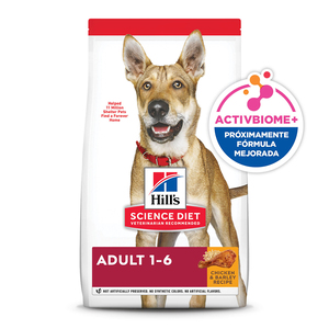 Hill's Science Diet Alimento Seco para Perro Adulto Raza Mediana Receta Pollo, 3 kg Hill's Science Diet Alimento Seco para Perro Adulto Raza Mediana Receta Pollo, 3 kg