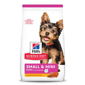 Hill's Science Diet Small Paws Alimento Seco para Cachorro Raza Chica Receta Pollo Cebada y Arroz Integral, 2 kg
