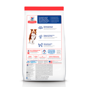 Hill's Science Diet 7+ Alimento Seco para Perro Senior Raza Mediana Receta Pollo, 12 kg