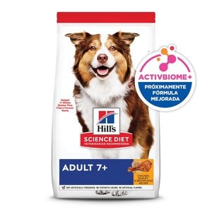 Hill's Science Diet 7+ Alimento Seco para Perro Senior Raza Mediana Receta Pollo, 12 kg Hill's Science Diet 7+ Alimento Seco para Perro Senior Raza Mediana Receta Pollo, 12 kg