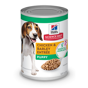 Hill's Science Diet Alimento Húmedo para Cachorro Todas las Razas Receta Pollo y Cebada, 370 g
