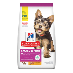 Hill's Science Diet Small & Mini Alimento Seco para Cachorro Raza Pequeña y Mini Receta Pollo, 5.6 kg