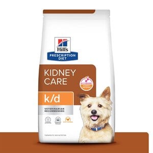 Hill's Prescription Diet k/d Alimento Seco Renal para Perro Adulto, 3.9 kg