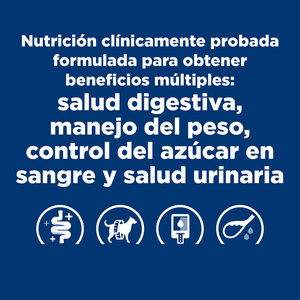 Hill's Prescription Diet w/d Alimento Seco Control de Peso/Diabetes para Perro Adulto, 3.9 kg