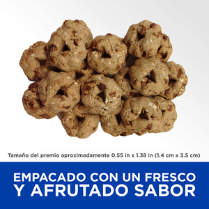 Hill's Science Diet Fruity Snacks Premios Crujientes para Perro Receta Arándano y Avena, 230 g