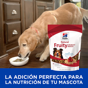 Hill's Science Diet Fruity Snacks Premios Crujientes para Perro Receta Arándano y Avena, 230 g