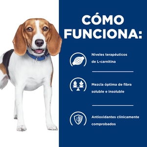 Hill's Prescription Diet r/d Alimento Seco Reducción de Peso para Perro Adulto, 12.5 kg
