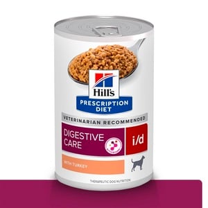 Hill's Prescription Diet i/d Alimento Húmedo Cuidado Digestivo para Perro Adulto Receta Pavo en Paté, 370 g Hill's Prescription Diet i/d Alimento Húmedo Cuidado Digestivo para Perro Adulto Receta Pavo en Paté, 370 g