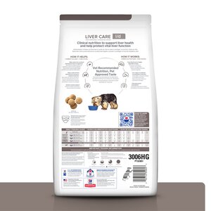 Hill's Prescription Diet l/d Alimento Seco Cuidado Hepático para Perro Adulto Receta Cerdo, 8 kg