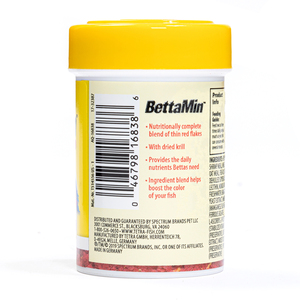 Tetra Betta Min Alimento en Hojuelas para Betta, 23 g