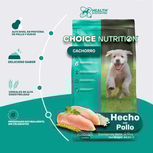 Choice Nutrition Alimento Avanzado Seco para Cachorro Razas Medianas/Grandes Receta Pollo, 20 kg