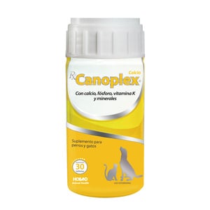 Holland Rx Canoplex AD3 Suplemento de Calcio y Fósforo con Vitaminas para Perro y Gato, 30 Tabletas Holland Rx Canoplex AD3 Suplemento de Calcio y Fósforo con Vitaminas para Perro y Gato, 30 Tabletas