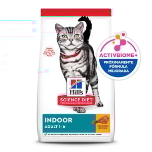 Hill's Science Diet Adult Indoor Comida Seca para Gato Adulto de Interior Receta Pollo, 1.6 kg Hill's Science Diet Adult Indoor Comida Seca para Gato Adulto de Interior Receta Pollo, 1.6 kg