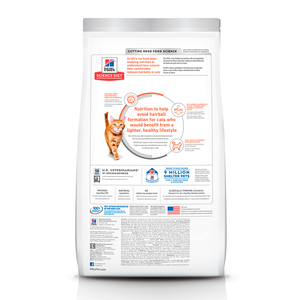 Hill's Science Diet Alimento Seco Light para Gato Adulto Control Bolas de Pelo Receta Pollo, 3.2 kg