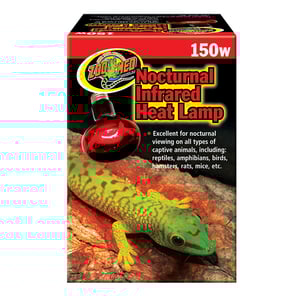 Zoo Med Luz Nocturna Infrarroja para Terrario, 150 Watts Zoo Med Luz Nocturna Infrarroja para Terrario, 150 Watts