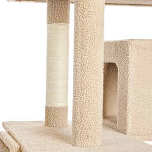 You & Me Mueble para Gato Tipo Árbol de 7 Niveles con Juguete y Rascador de Cartón