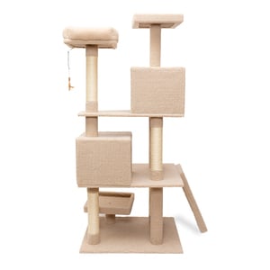 You & Me Mueble para Gato Tipo Árbol de 7 Niveles con Juguete y Rascador de Cartón