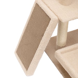 You & Me Mueble para Gato Tipo Árbol de 7 Niveles con Juguete y Rascador de Cartón