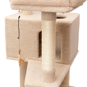 You & Me Mueble para Gato Tipo Árbol de 7 Niveles con Juguete y Rascador de Cartón