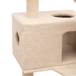 You & Me Mueble para Gato Tipo Árbol de 7 Niveles con Juguete y Rascador de Cartón
