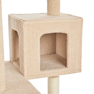 You & Me Mueble para Gato Tipo Árbol de 7 Niveles con Juguete y Rascador de Cartón