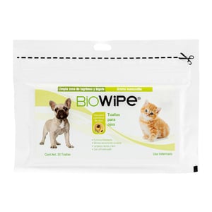 Bio Wipe Toallitas para Ojos, 20 Toallas Bio Wipe Toallitas para Ojos, 20 Toallas