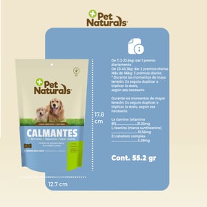 Pet Naturals Masticables Calmantes para Perro Razas Medianas y Grandes