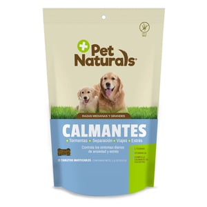Pet Naturals Masticables Calmantes para Perro Razas Medianas y Grandes Pet Naturals Masticables Calmantes para Perro Razas Medianas y Grandes